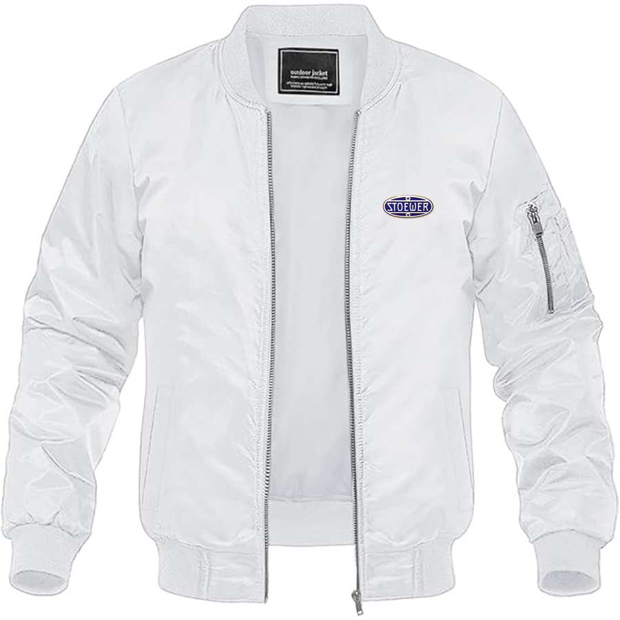 Men's Stoewer Logo Lightweight Bomber Jacket