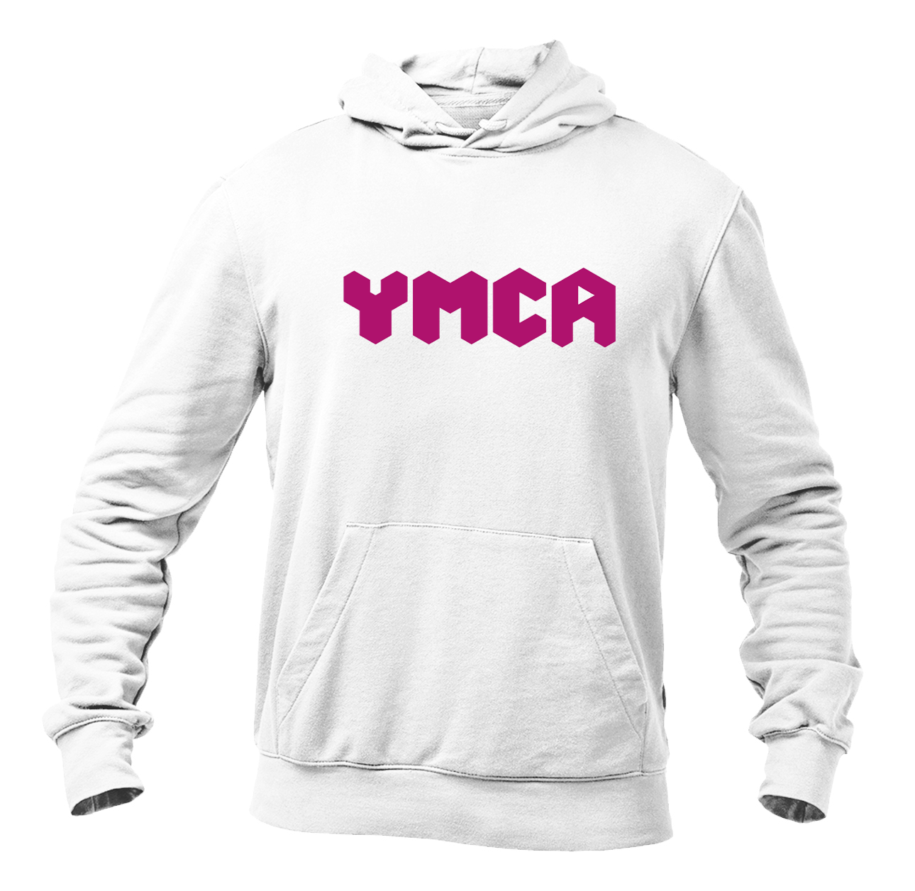 Men's YMCA Mauve Pullover Hoodie