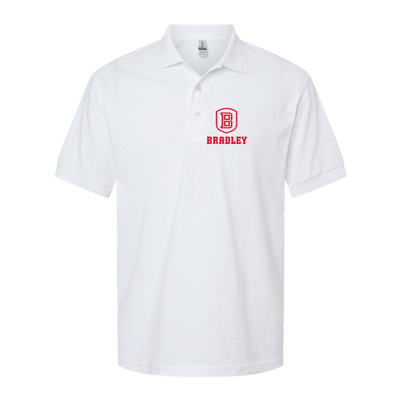 Men's Bradley Braves Dry Blend Jersey Polo