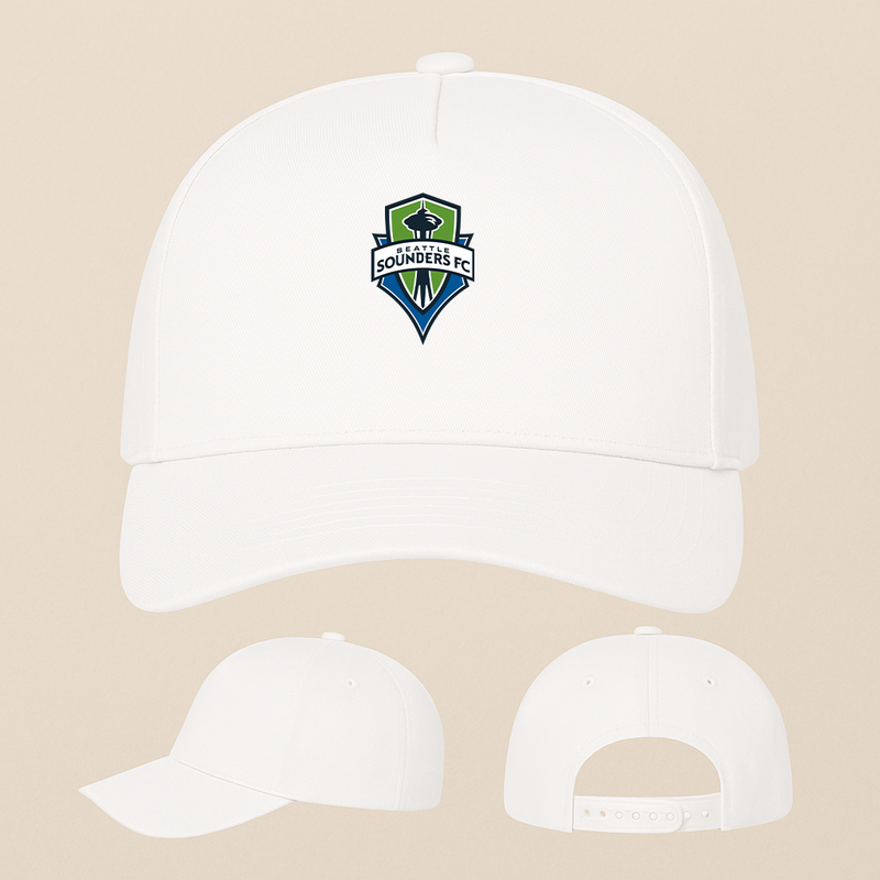 Seattle Sounders FC  Five Panel Twill Snapback Cap