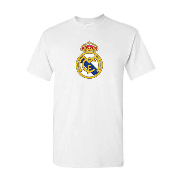 Youth Kids Real Madrid Soccer Cotton T-Shirt