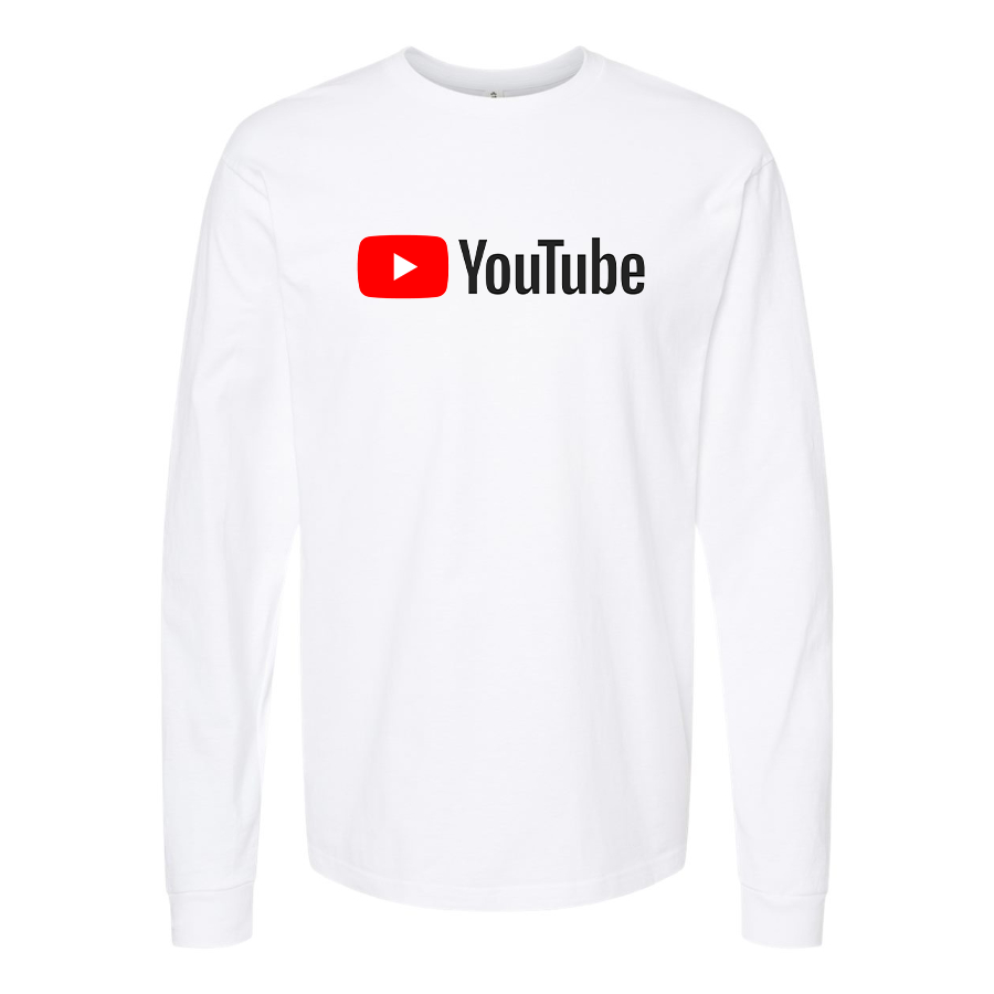 Men's YouTube Social Video Steaming Long Sleeve T-Shirt