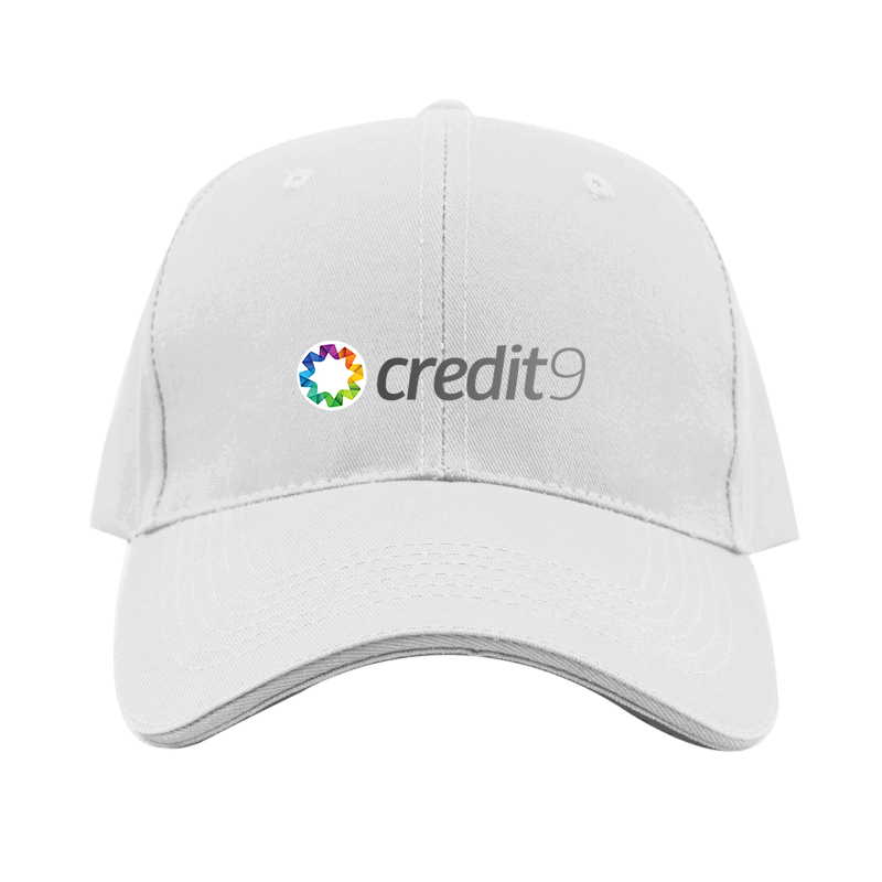 Сredit9 Logo  Dad Baseball Cap Hat