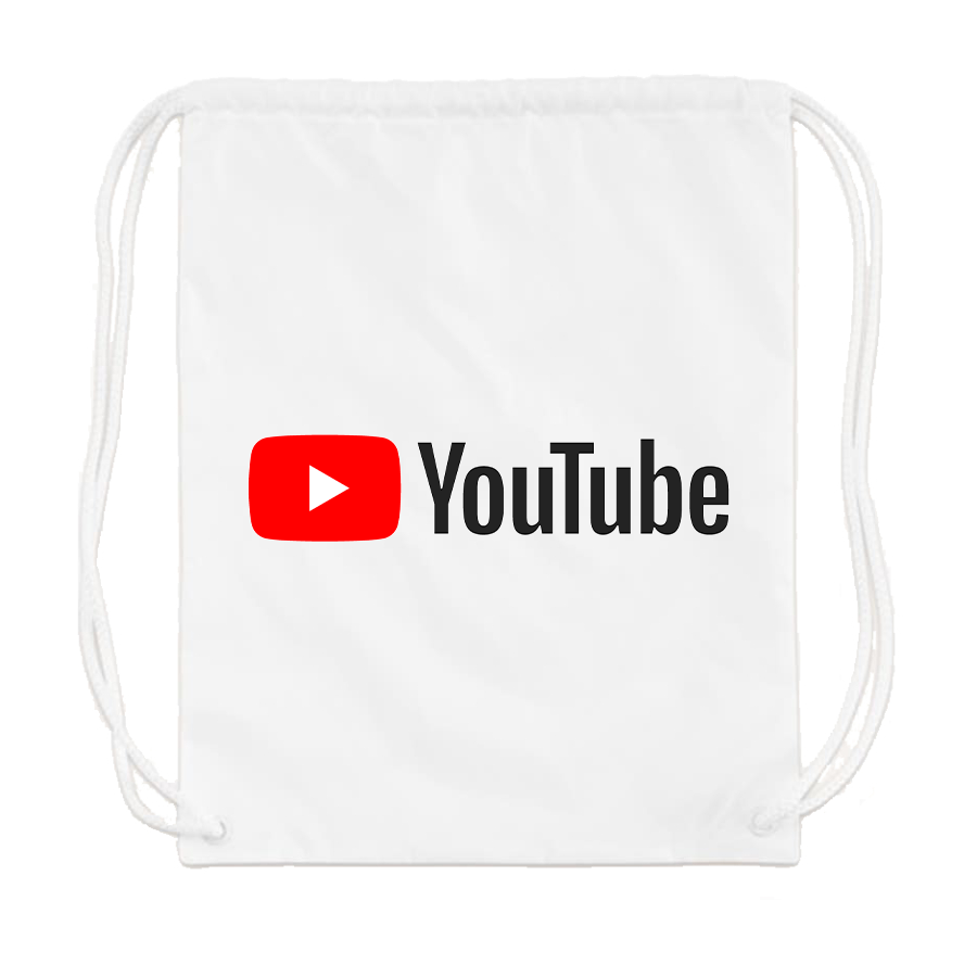 YouTube Social Video Steaming Drawstring Bag