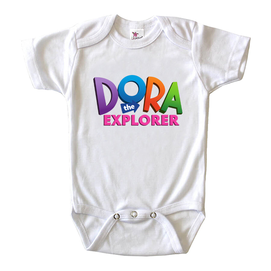 Dora The Explorer Cartoon Baby Romper Onesie