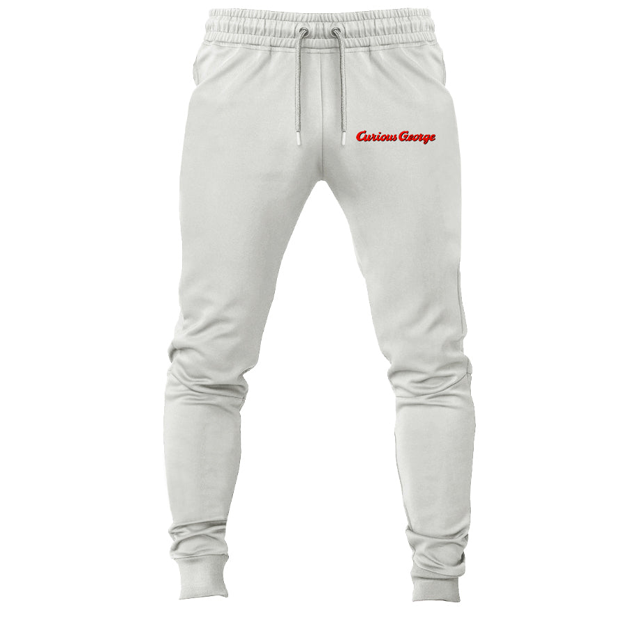 Men's Curious George Cartoon Joggers Sweatpants