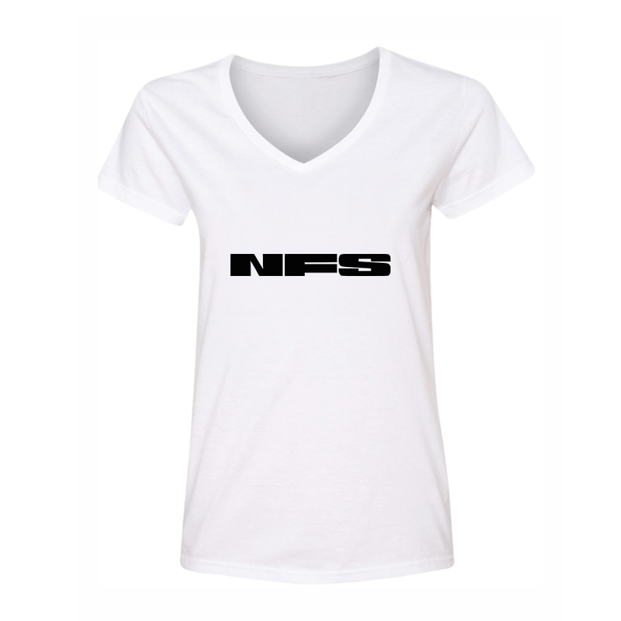 Women's Need For Speed Game V-Neck T-Shirt