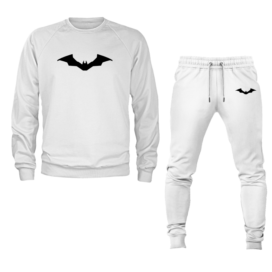 Men's New Batman DC Universe Superhero Crewneck Sweatshirt Joggers Suit