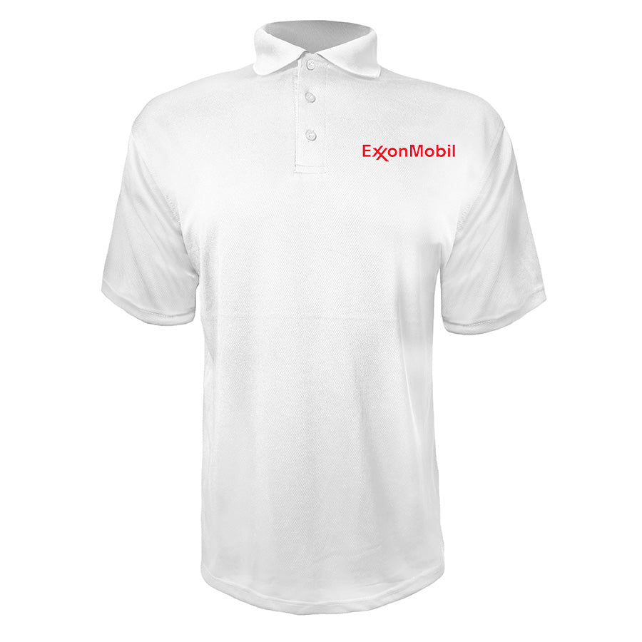 Men's Exxon Mobil Gas Station  Polyester Polo