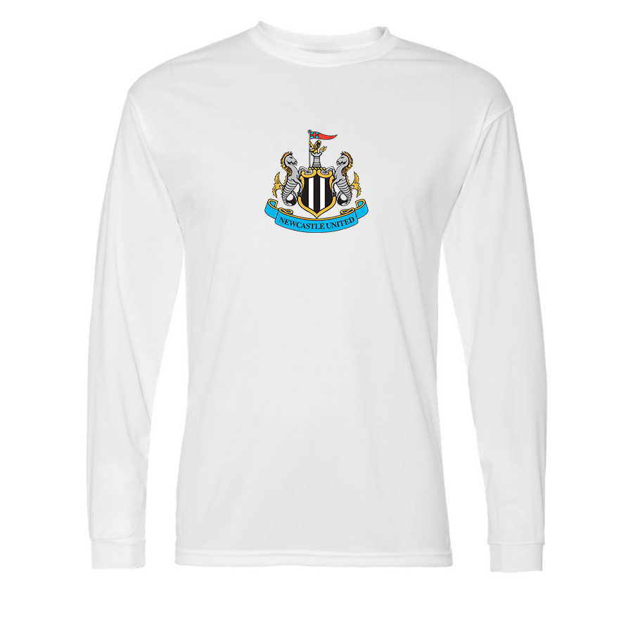 Men’s  Newcastle United FC    Polyester Long Sleeve T-Shirt