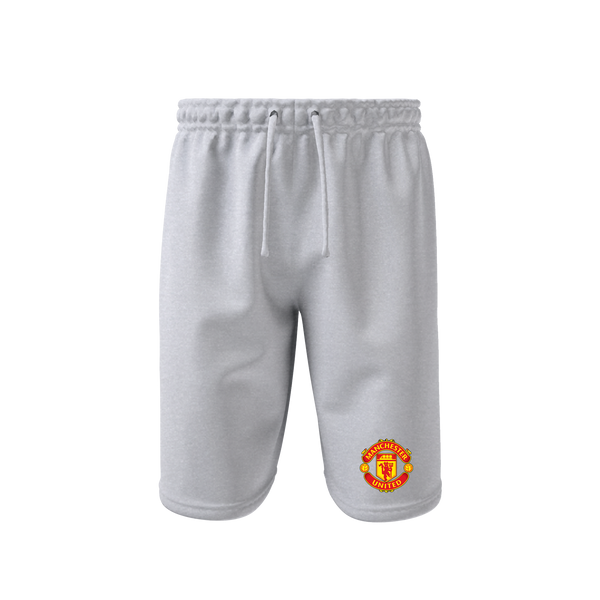 Men's Manchester United Soccer Athletic Fleece Shorts
