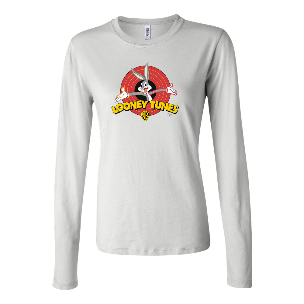 Women's Looney Tunes Warner Brothers Cartoon Long Sleeve T-Shirt