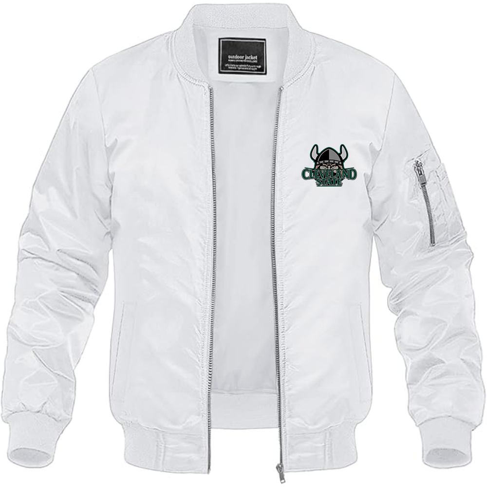 Men's Cleveland State Vikings Lightweight Bomber Jacket