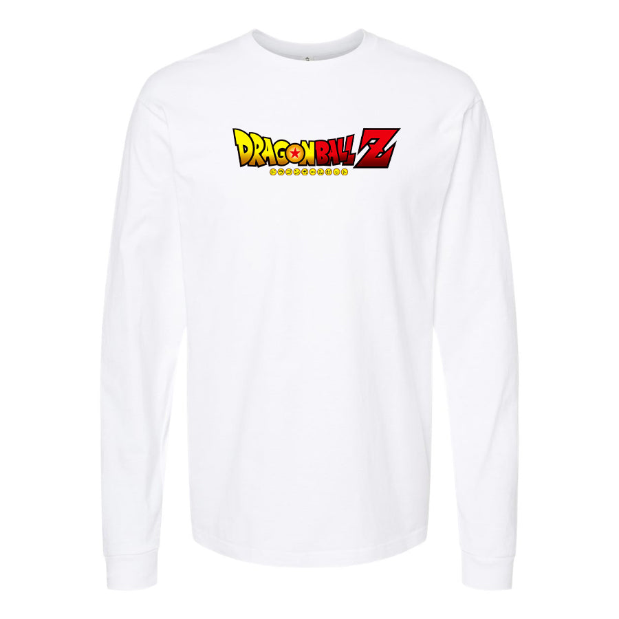 Youth Kids Dragon Ball Z Cartoon Title Long Sleeve T-Shirt