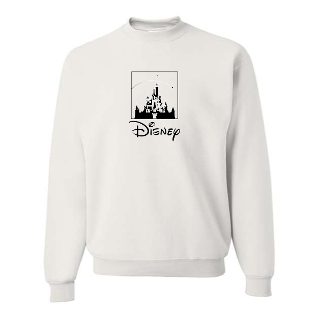 Men's Walt Disney Cartoon  Crewneck Sweatshirt