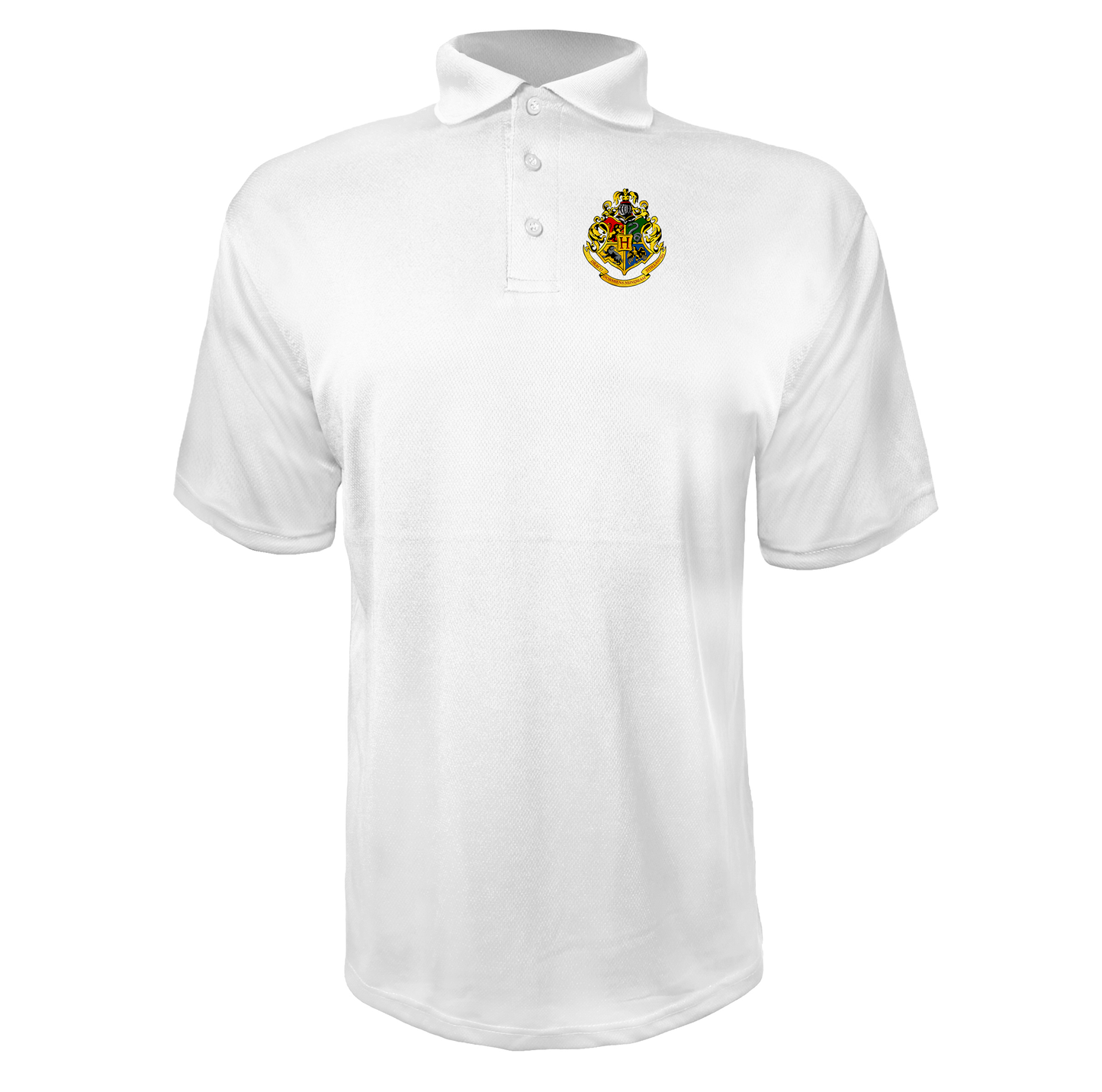 Men's Hogwarts Emblem Harry Potter Movie Polyester Polo