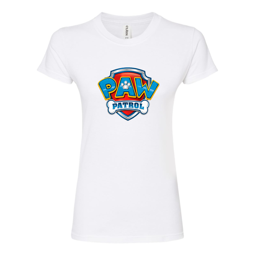 Women's Paw Patrol Cartoon Round Neck T-Shirt