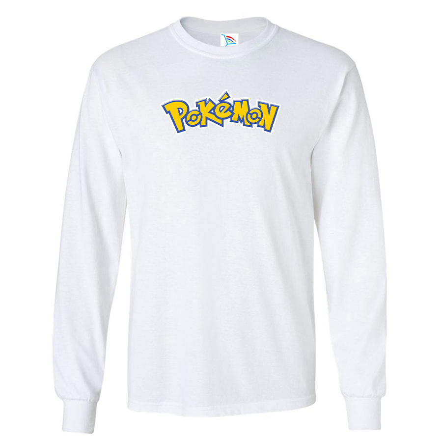 Men's Pokemon Cartoon Long Sleeve T-Shirt