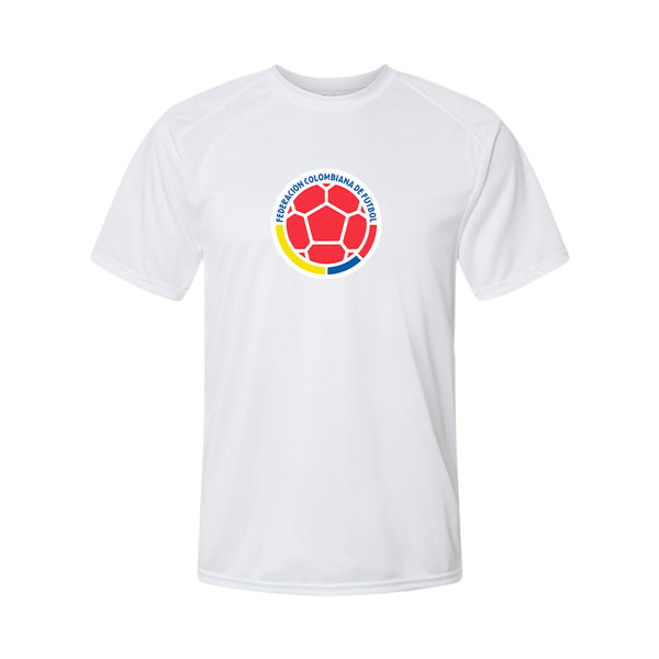 Youth Kids Colombia National Soccer Team Performance T-Shirt