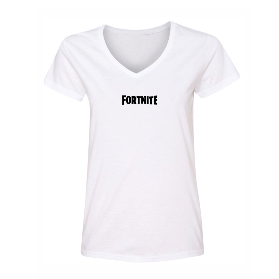 Women's Fortnite Battle Royale Game  V-Neck T-Shirt