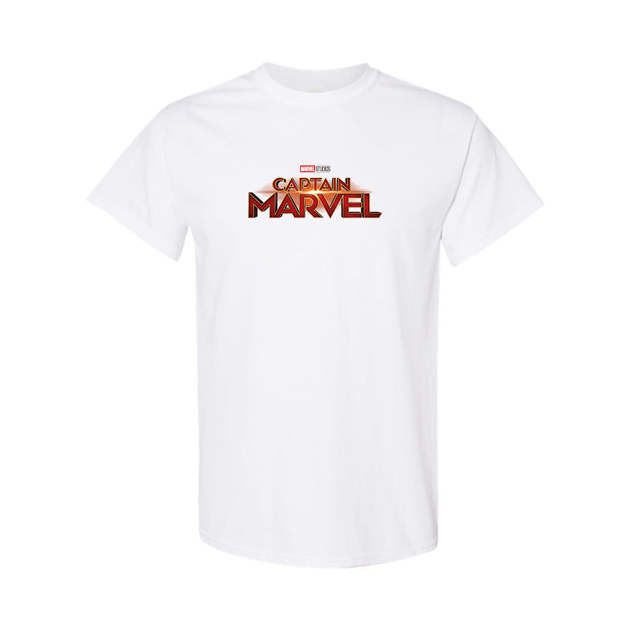 Men's Captain Marvel Superhero  Cotton T-Shirt