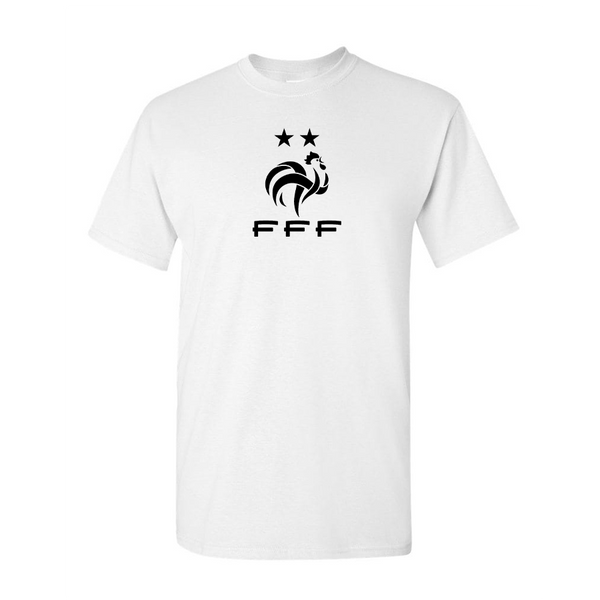 Youth Kids France Soccer Cotton T-Shirt