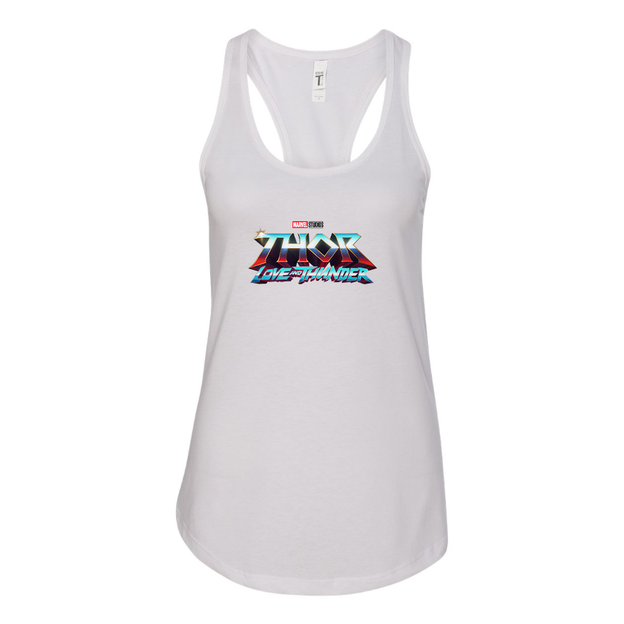 Women's Thor Love & Thunder Superhero Racerback Tank Top