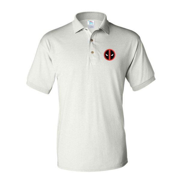 Men's Deadpool Marvel Superhero Dry Blend Polo