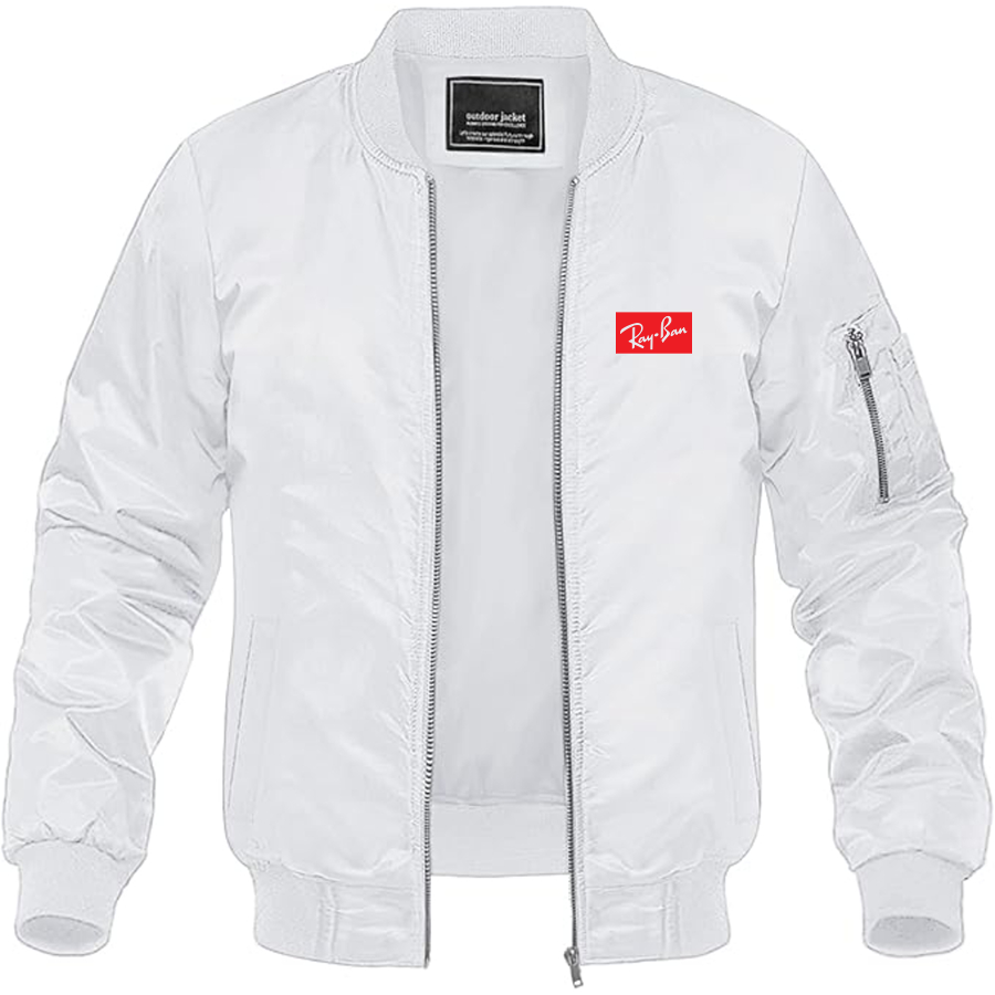 Men's Ray Ban Logo Lightweight Bomber Jacket