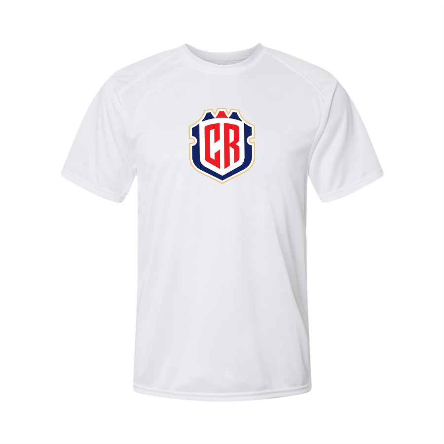 Men's Costa Rica National Soccer Team Polyester T-Shirt