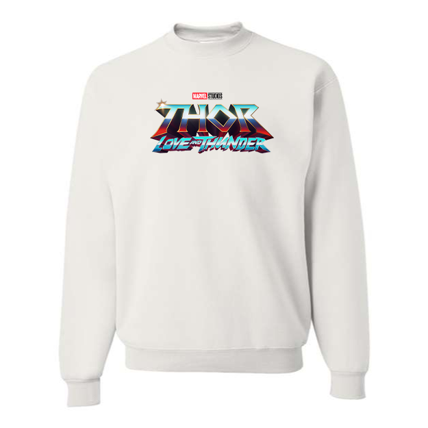 Men's Thor Love & Thunder Superhero Crewneck Sweatshirt