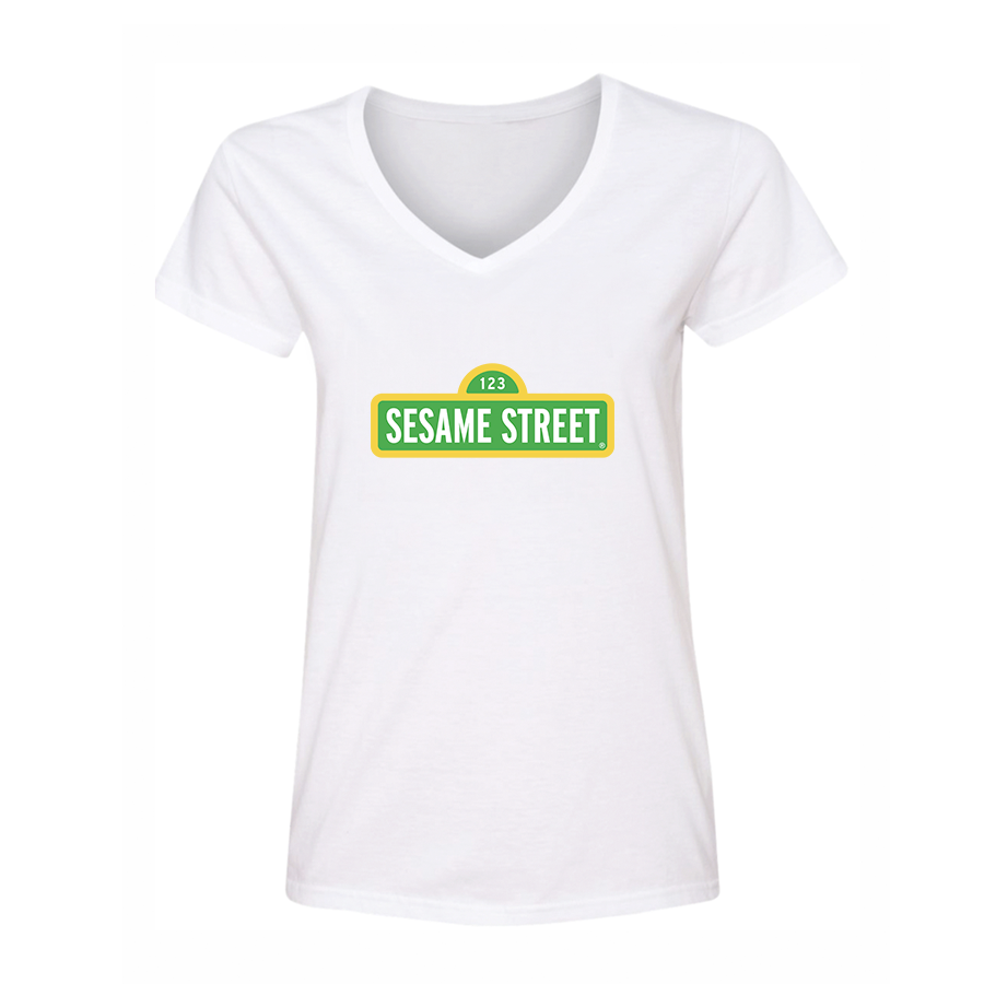 Women's Sesame Street Show V-Neck T-Shirt