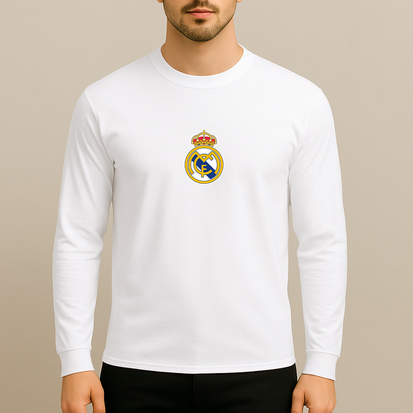 Men’s Real Madrid Soccer Long Sleeve T-Shirt