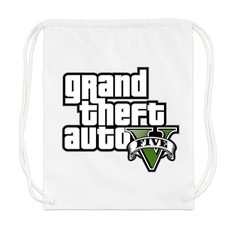 GTA 5 Grand Theft Auto V Drawstring Bag Game