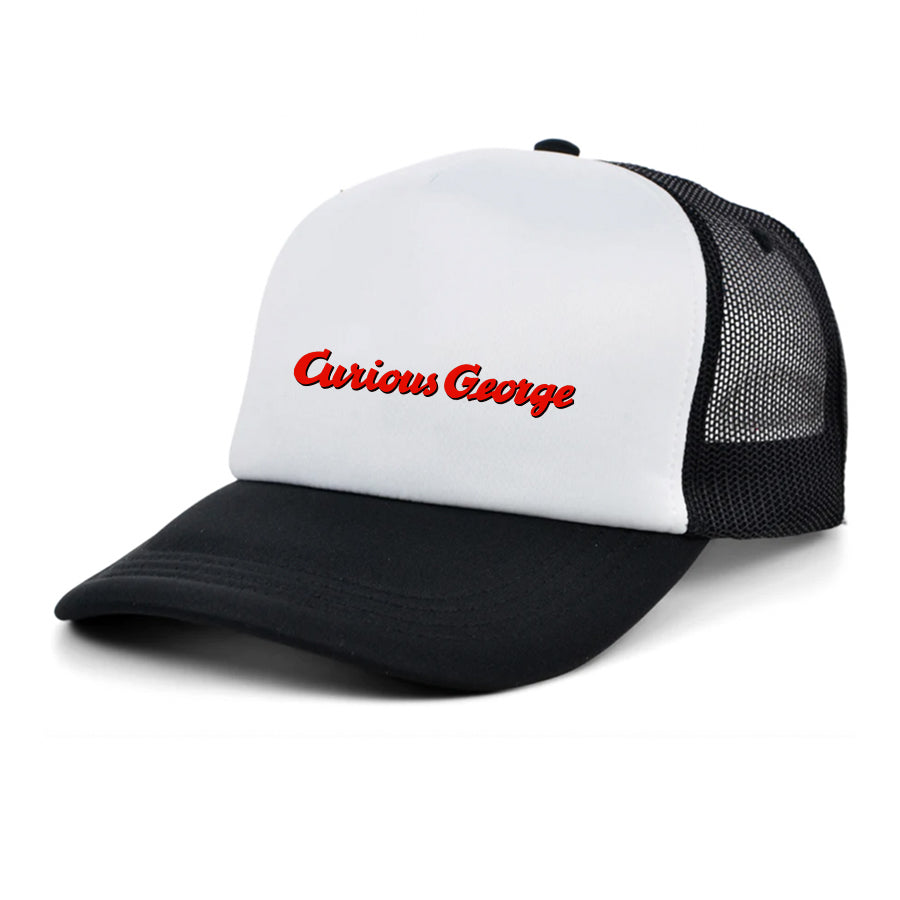 Curious George Cartoon Trucker Hats