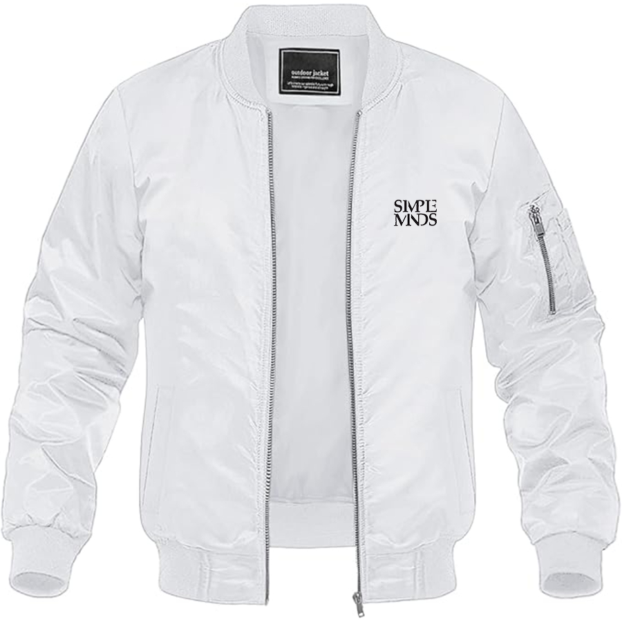 Men's Simple Minds Logo Lightweight Bomber Jacket
