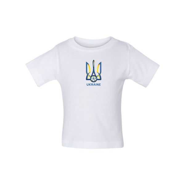 Ukraine National Football Soccer Team BELLA CANVAS Infant Jersey Tee