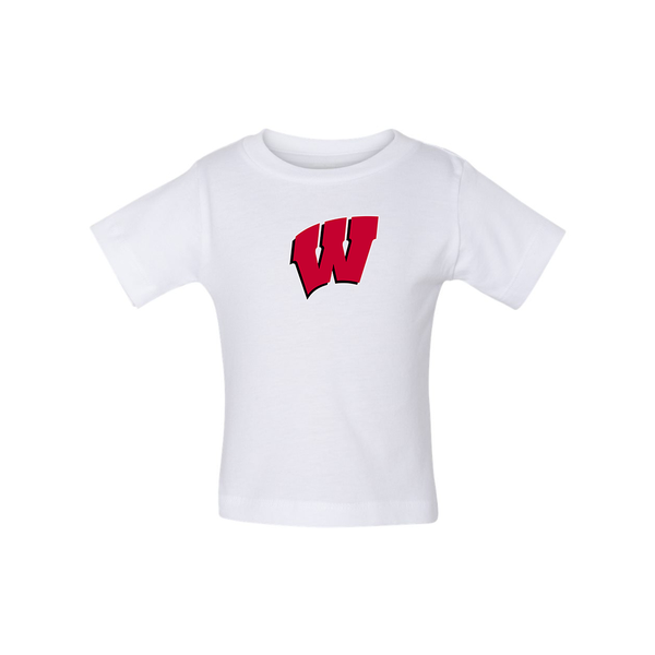 Wisconsin Badgers BELLA CANVAS Infant Jersey Tee