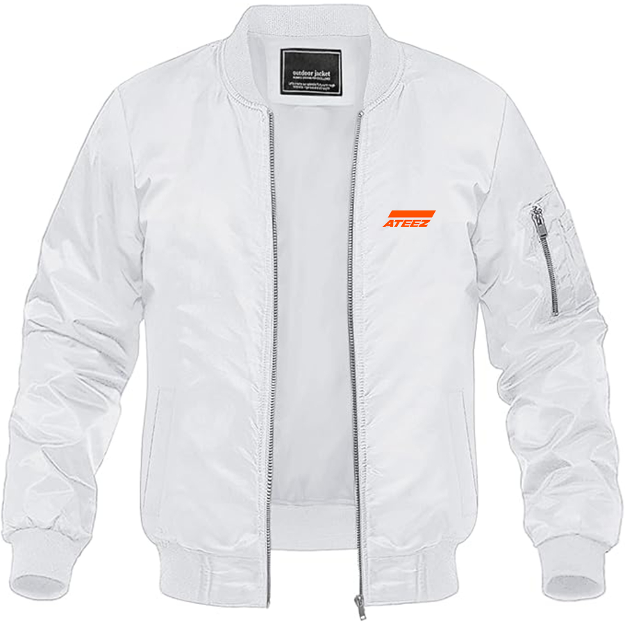 Men's Ateez Logo Lightweight Bomber Jacket