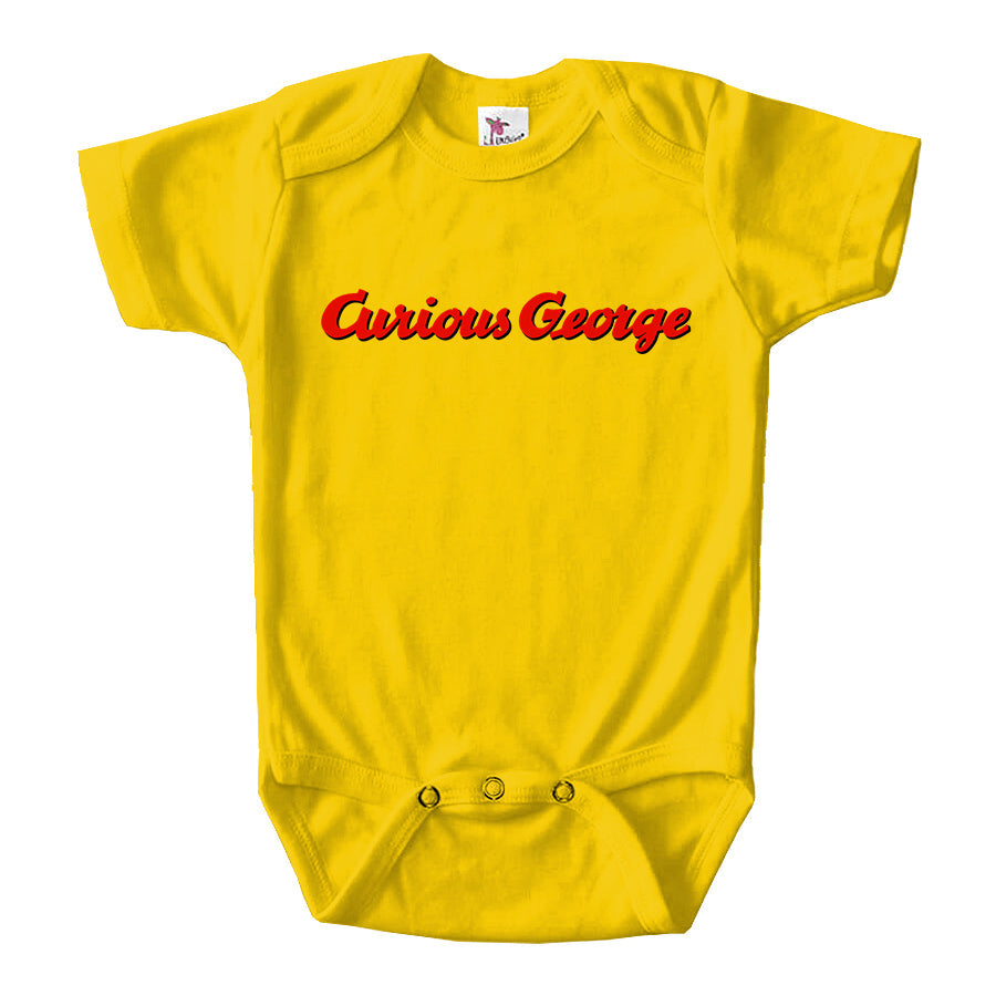 Curious George Cartoon Baby Romper Onesie