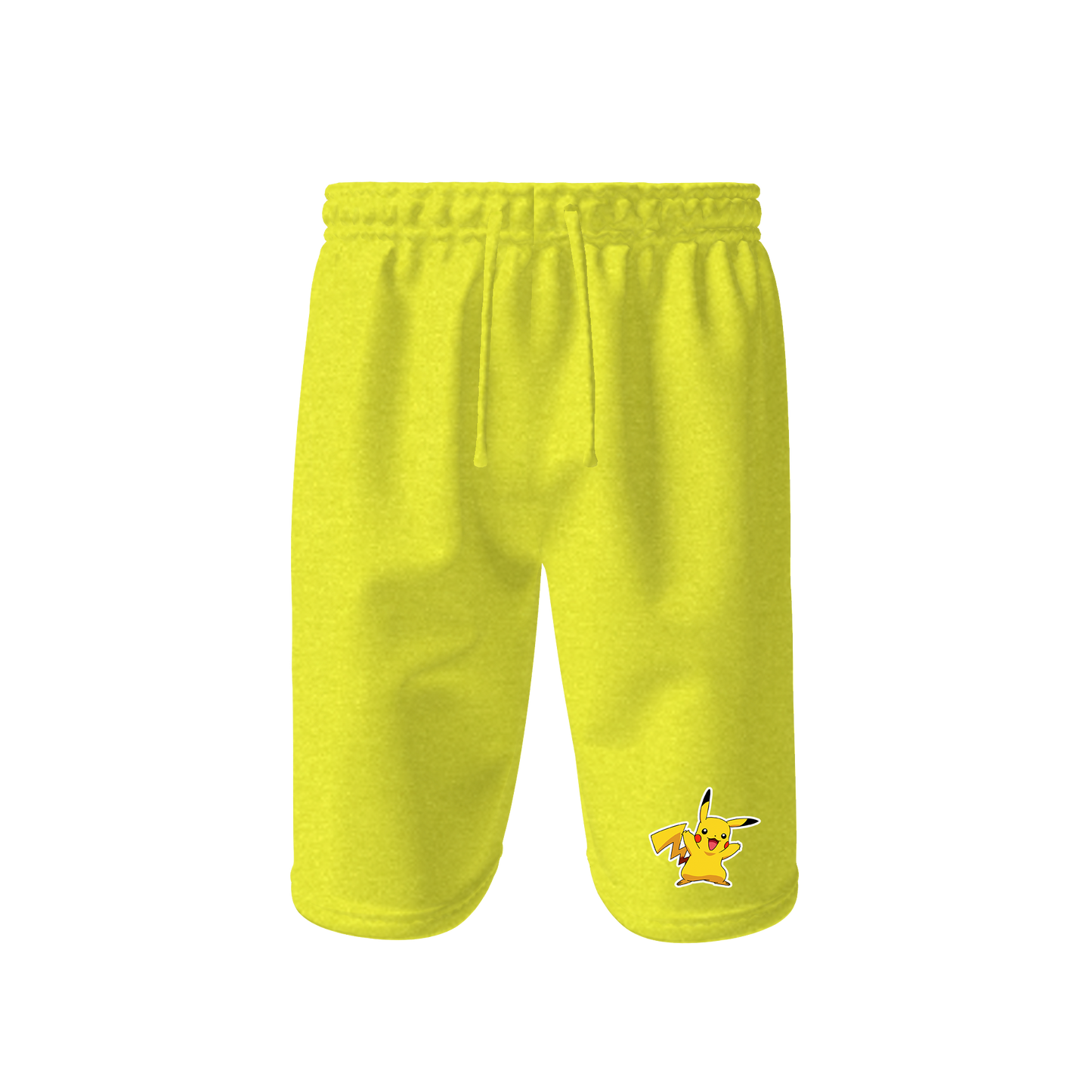 Men's Pikachu Cartoon Athletic Fleece Shorts