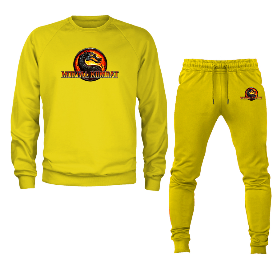 Men's Mortal Kombat Game Crewneck Sweatshirt Joggers Suit