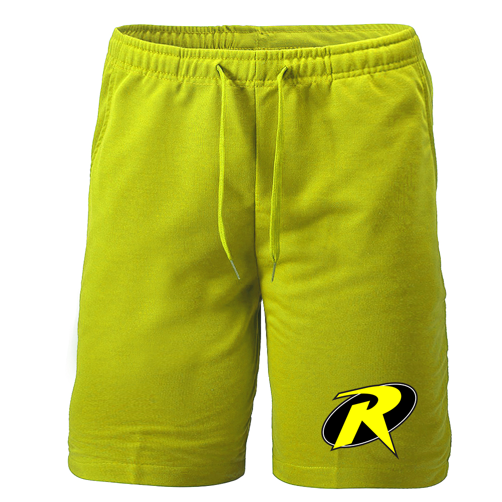 Men's Robin DC Comics Superhero Athletic Fleece Shorts