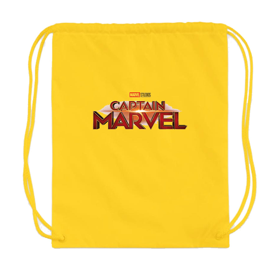 Captain Marvel Superhero  Drawstring Bag