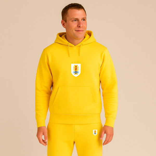 Men's Uruguay National Soccer Team Hoodie Joggers Set