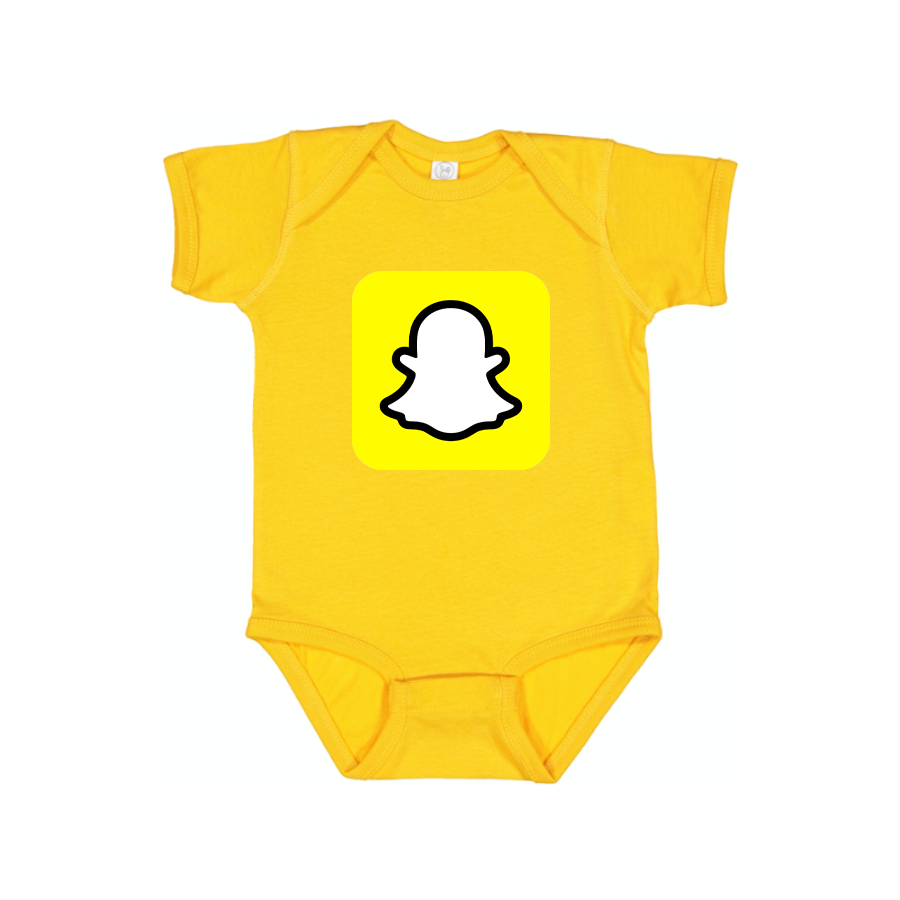 Snapchat Social Baby Romper Onesie
