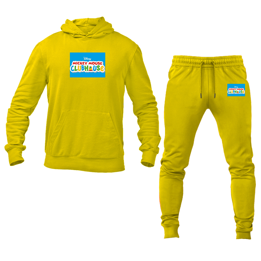 Men's Mickey Mouse ClubHouse Hoodie Joggers Set