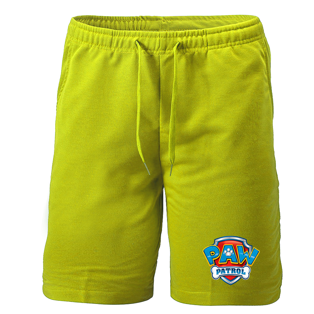 Men's Paw Patrol Cartoon Athletic Fleece Shorts