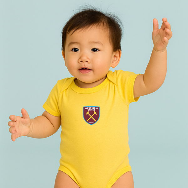 West Ham United FC Baby Romper Onesie