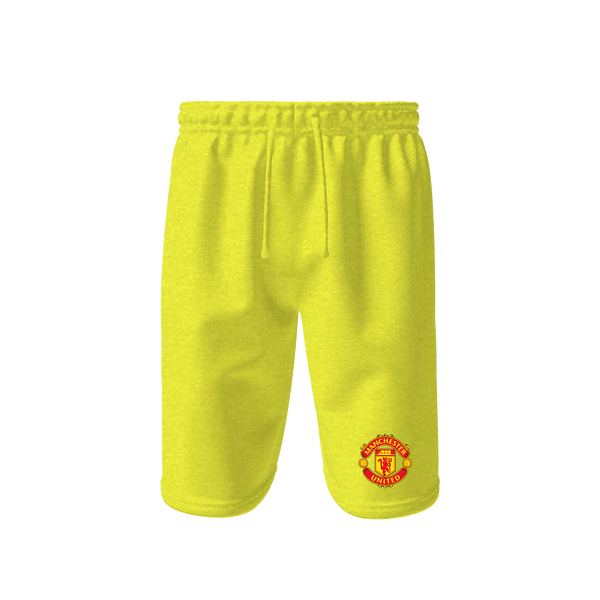 Men's Manchester United Soccer Athletic Fleece Shorts